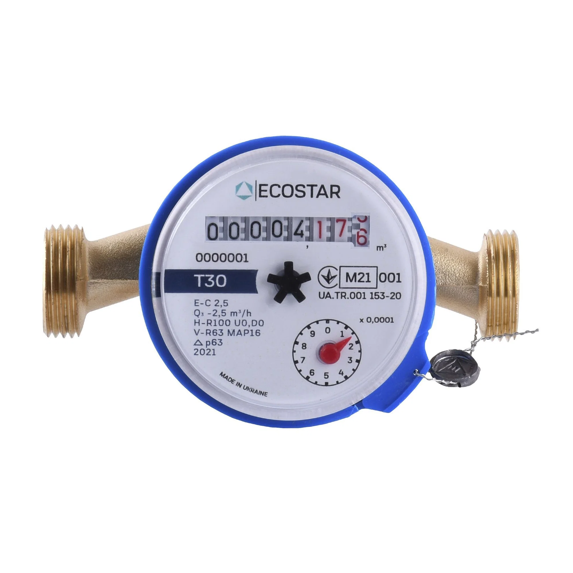 Лічильник холодної води ECOSTAR DN15 1/2" L110 E-C 2,5 Київ