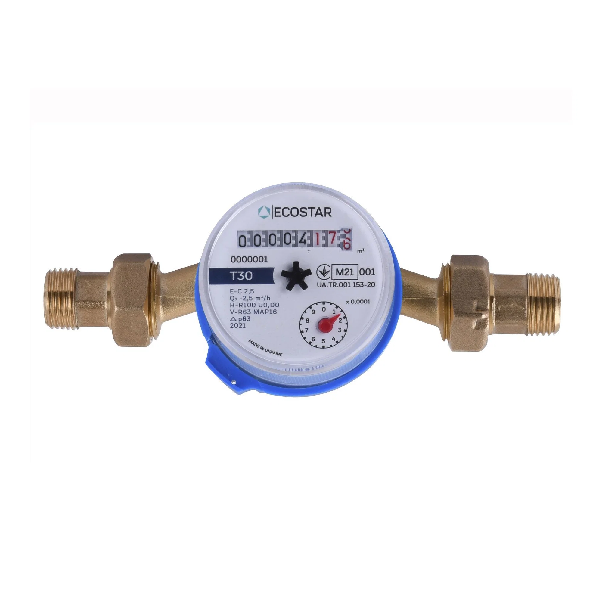 Лічильник холодної води ECOSTAR DN15 1/2" L110 E-C 2,5